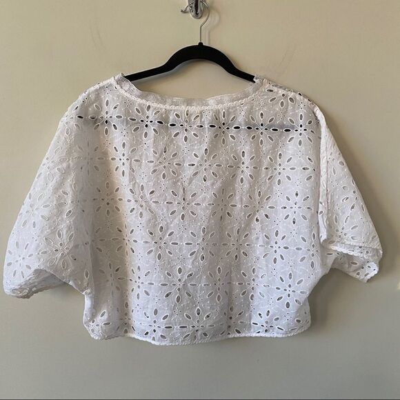 ARITIZA “La Boheme” Blayze Lace White Crop Blouse - Picture 4 of 8